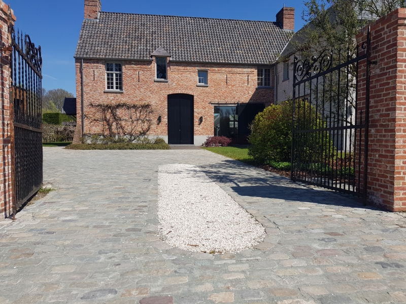 Herbruik porfier langwerpig privé Heist op den Berg (in porfiersplit)